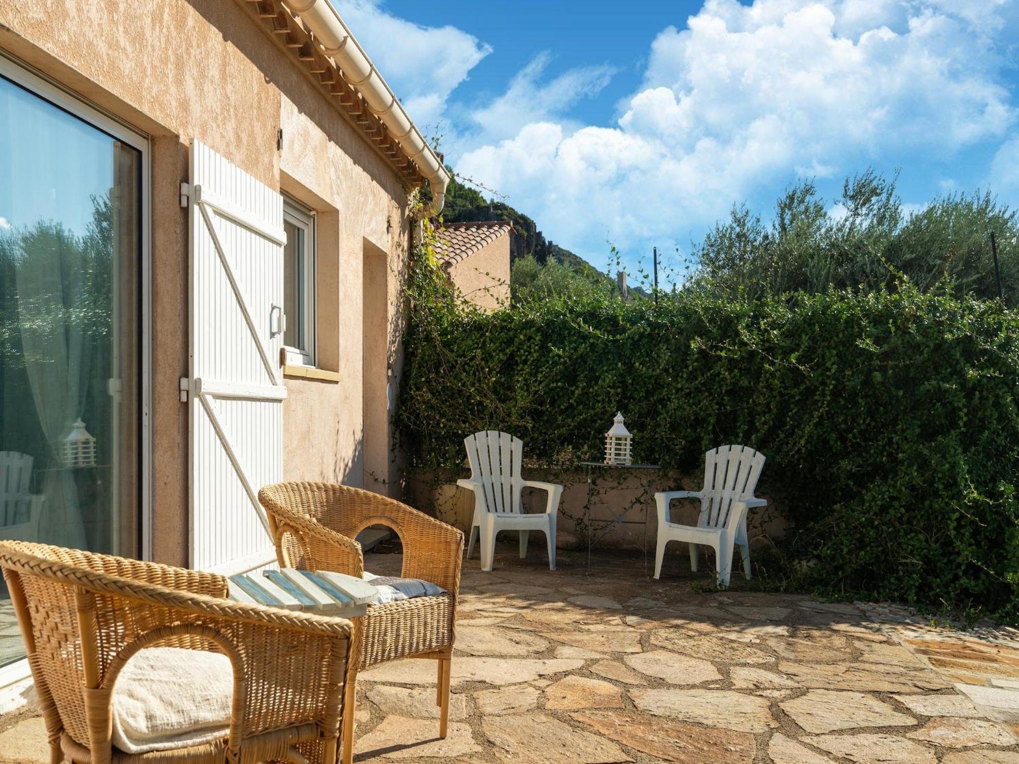 House In The South Of France With Private Pool Villa Roquebrun Bagian luar foto