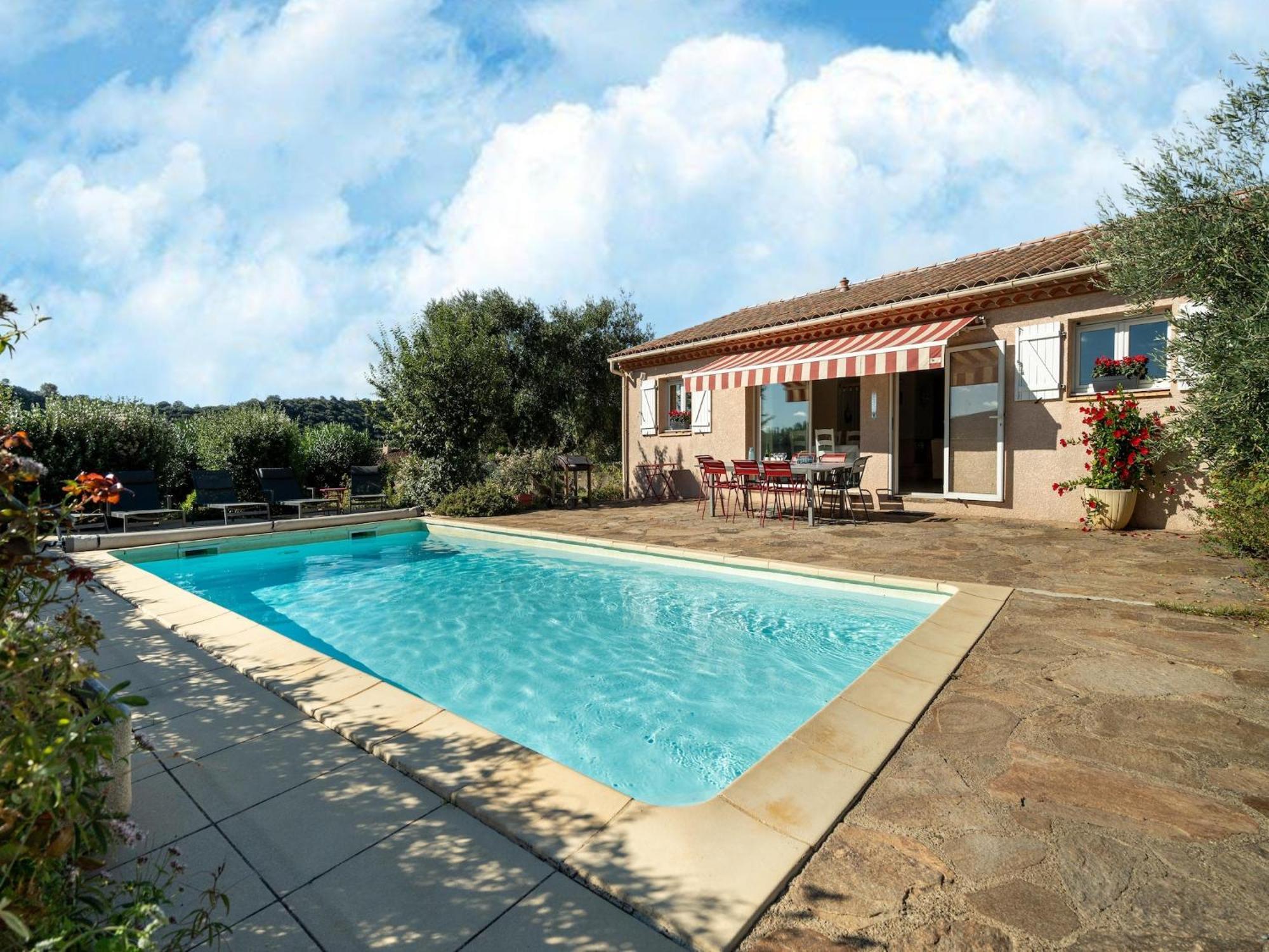 House In The South Of France With Private Pool Villa Roquebrun Bagian luar foto